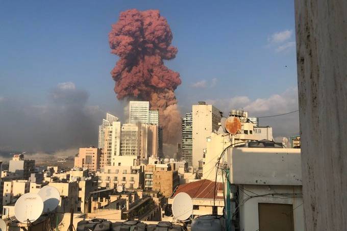 Explosão em Beirute